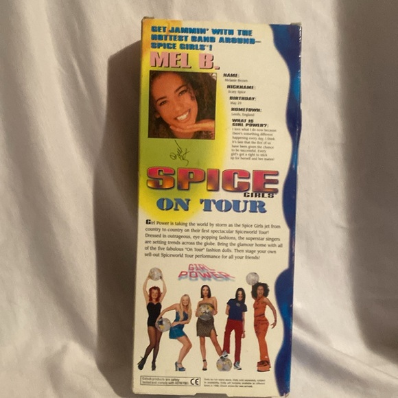 Galoob On Tour Spice Girls Mel B. Scary Doll Zebra Outfit Open Damaged Box - Picture 6 of 9